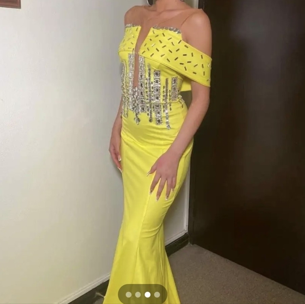 Yellow Mermaid Dress